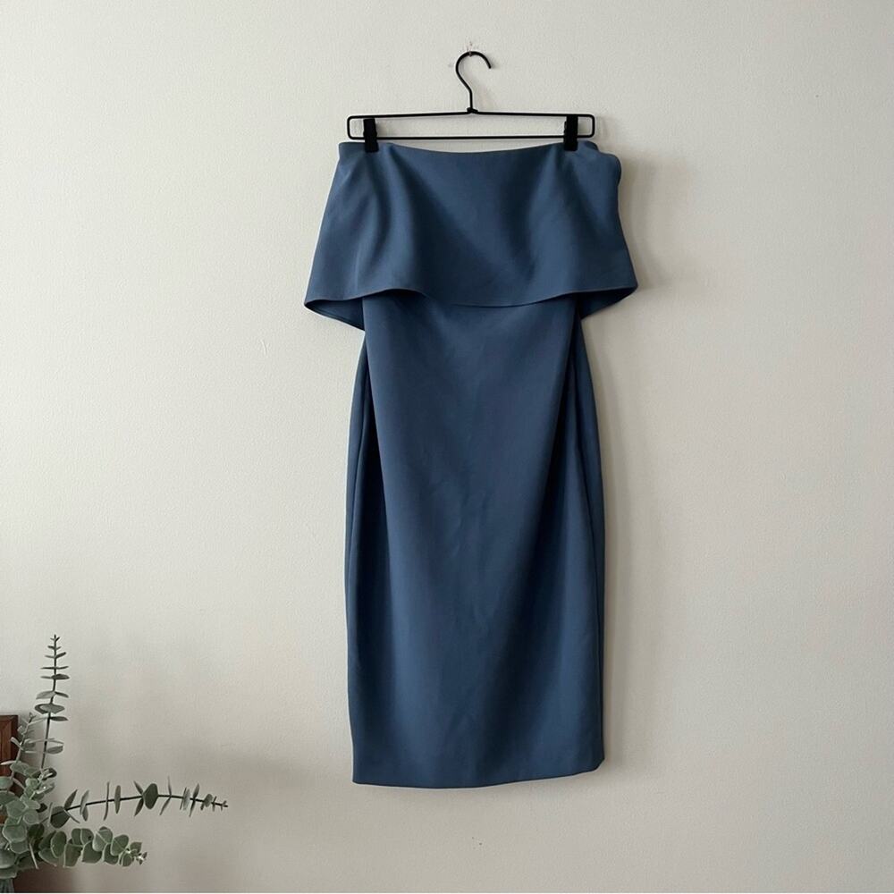 Likely Driggs Blue Strapless Dress